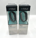 Lot of 2 Fitbit Flex FB401BK Wristband Activity Tracker - NEW