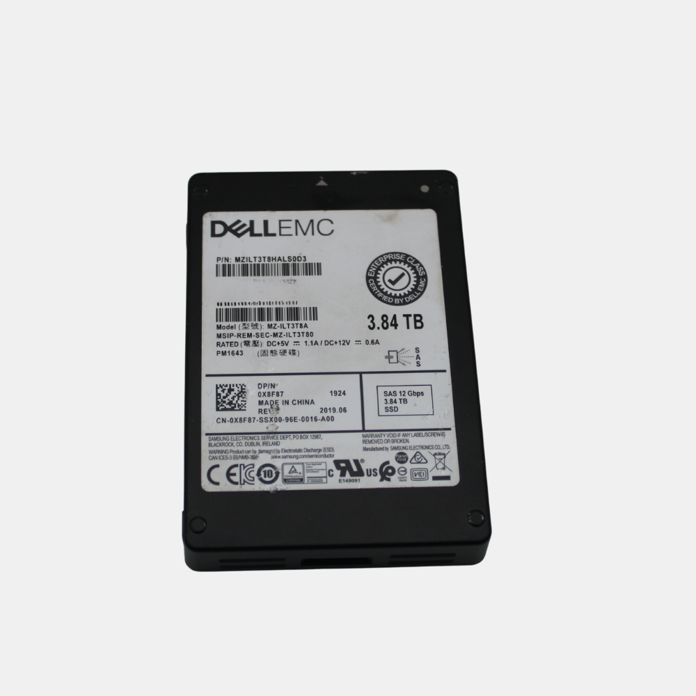 Dell EMC MZ-ILT3T8A 3.84TB 2.5" SSD - MZILT3T8HALS0D3