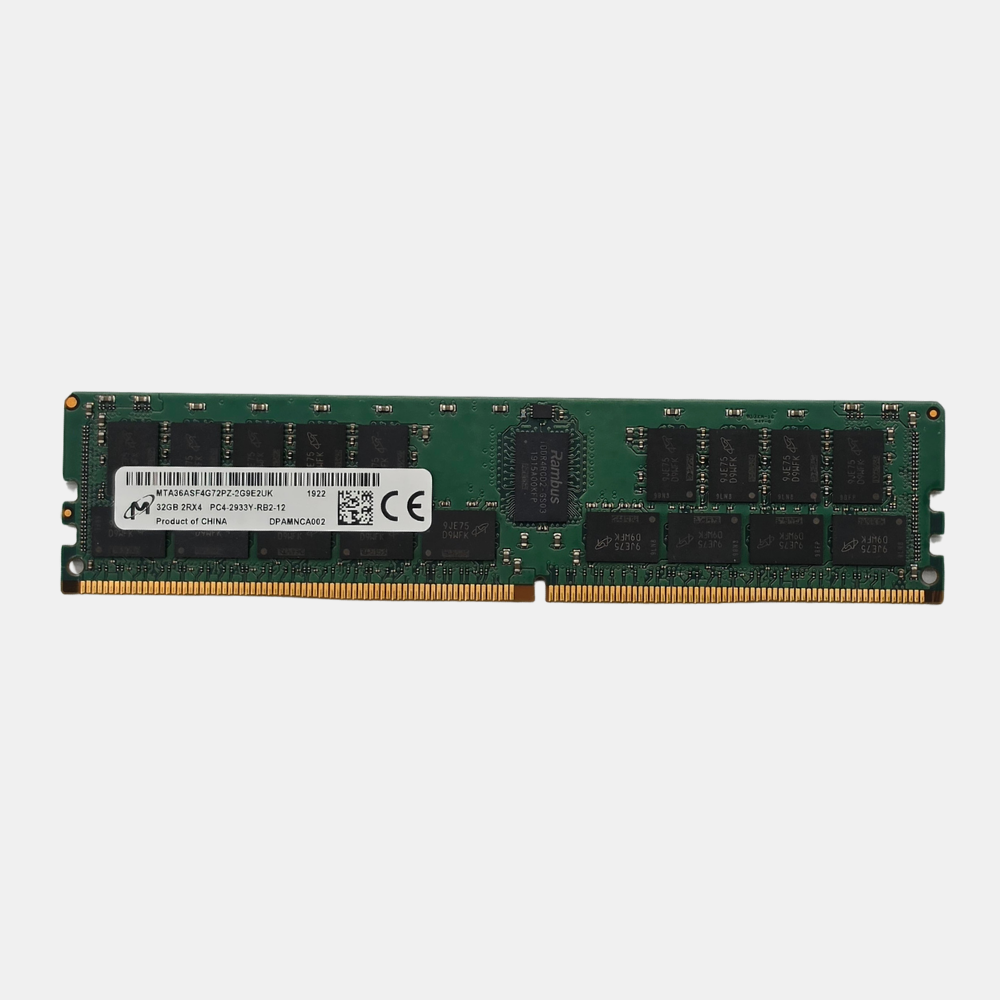 Micron 32GB DDR4-2933 ECC RDIMM Server Memory RAM 2Rx4 PC4-23400 MTA36ASF4G72PZ-2G9E2UK (Lot Of 15)