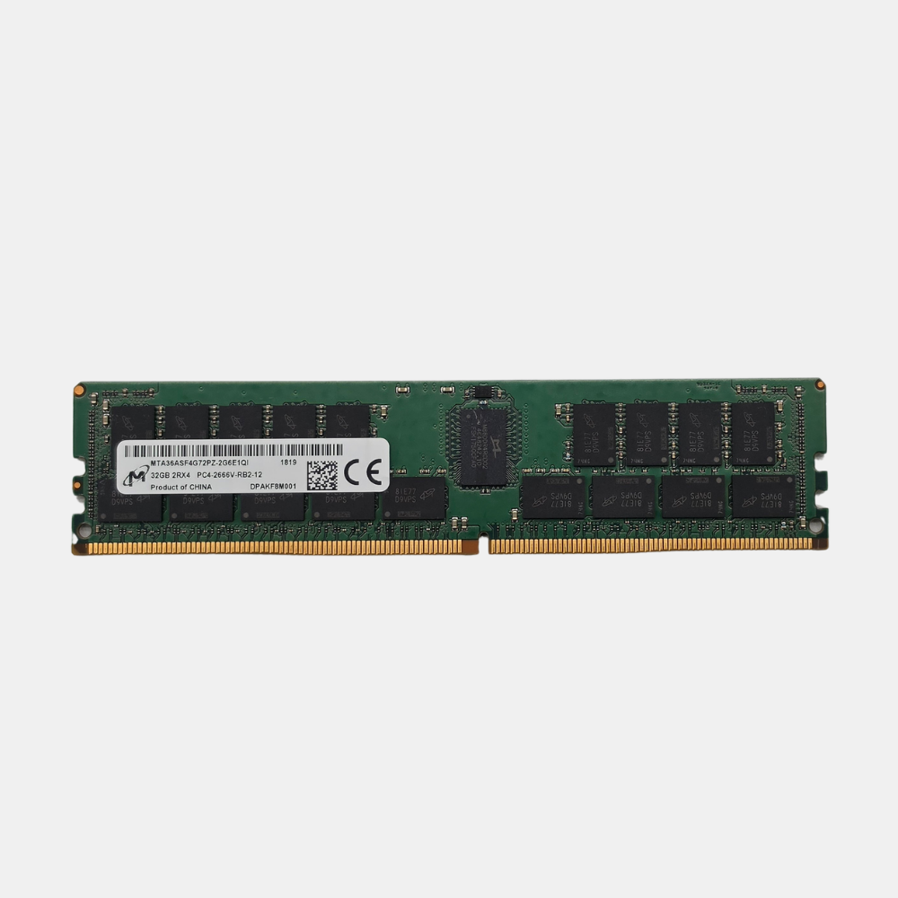 Micron 32GB DDR4 ECC Registered RDIMM PC4-21300 2666MHz MTA36ASF4G72PZ-2G6E1QI