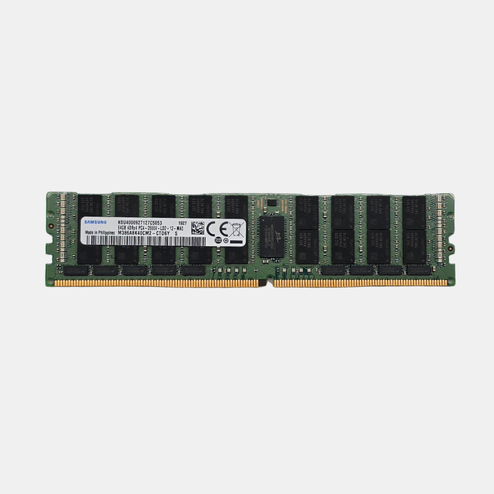 Samsung 64GB DDR4-2666 LRDIMM ECC Server RAM M386A8K40CM2-CTD6Y PC4-21300 4Rx4 Lot Of 15