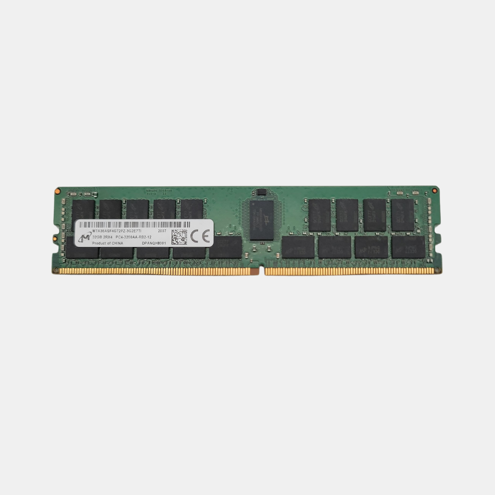 Micron 32GB 3200AA DDR4 ECC Registered RDIMM MTA36ASF4G72PZ-3G2E7TI