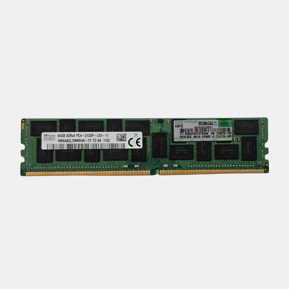 SK Hynix 64GB DDR4-2133 PC4-17000 ECC LRDIMM 4Rx4 Server Memory RAM HMAA8GL7MMR4N-TF
