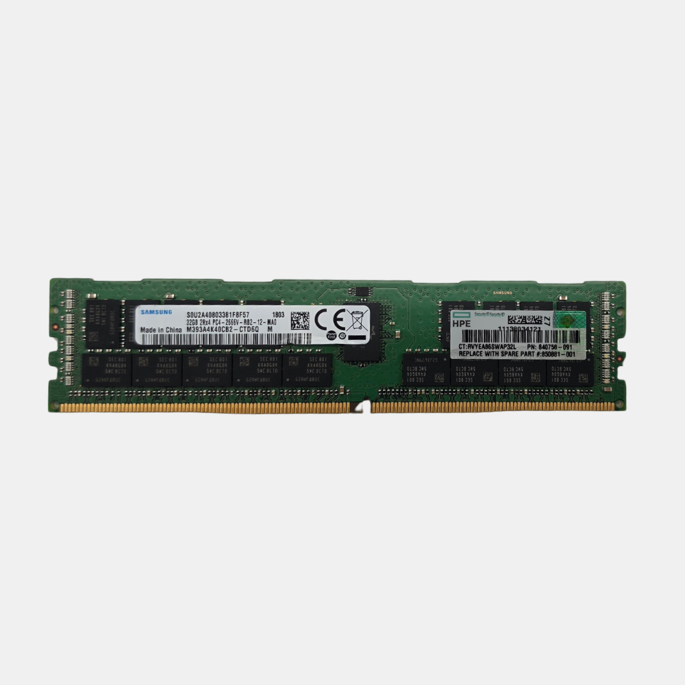 Samsung 32GB DDR4-2666 ECC Registered RDIMM Server RAM M393A4K40CB2-CTD6Q