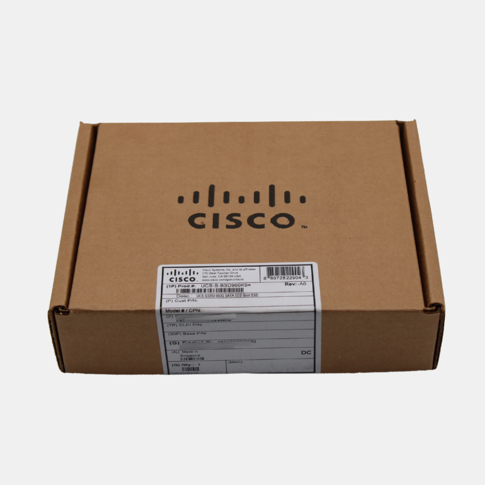 Cisco UCS-S-BSD960K9 960GB SATA SED Boot SSD New Sealed UCS S3260