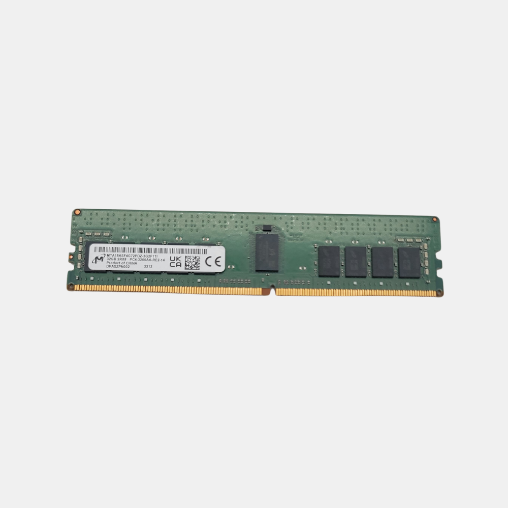 Micron MTA18ASF4G72PDZ-3G2F1TI 32GB DDR4-3200 ECC RDIMM Server RAM