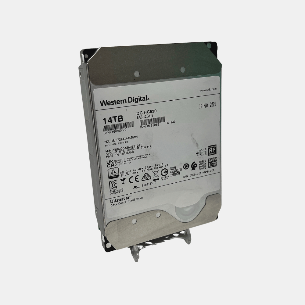 Western Digital Ultrastar 14TB SAS 7.2K 3.5" HDD WUH721414AL5204