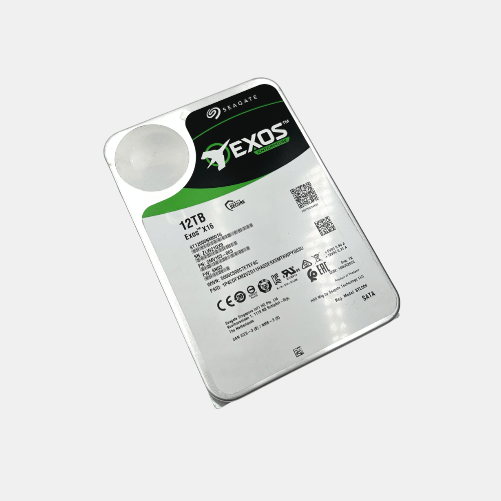 Seagate Exos X16 12TB 3.5" SATA 7.2K HDD ST12000NM001G-2MV103