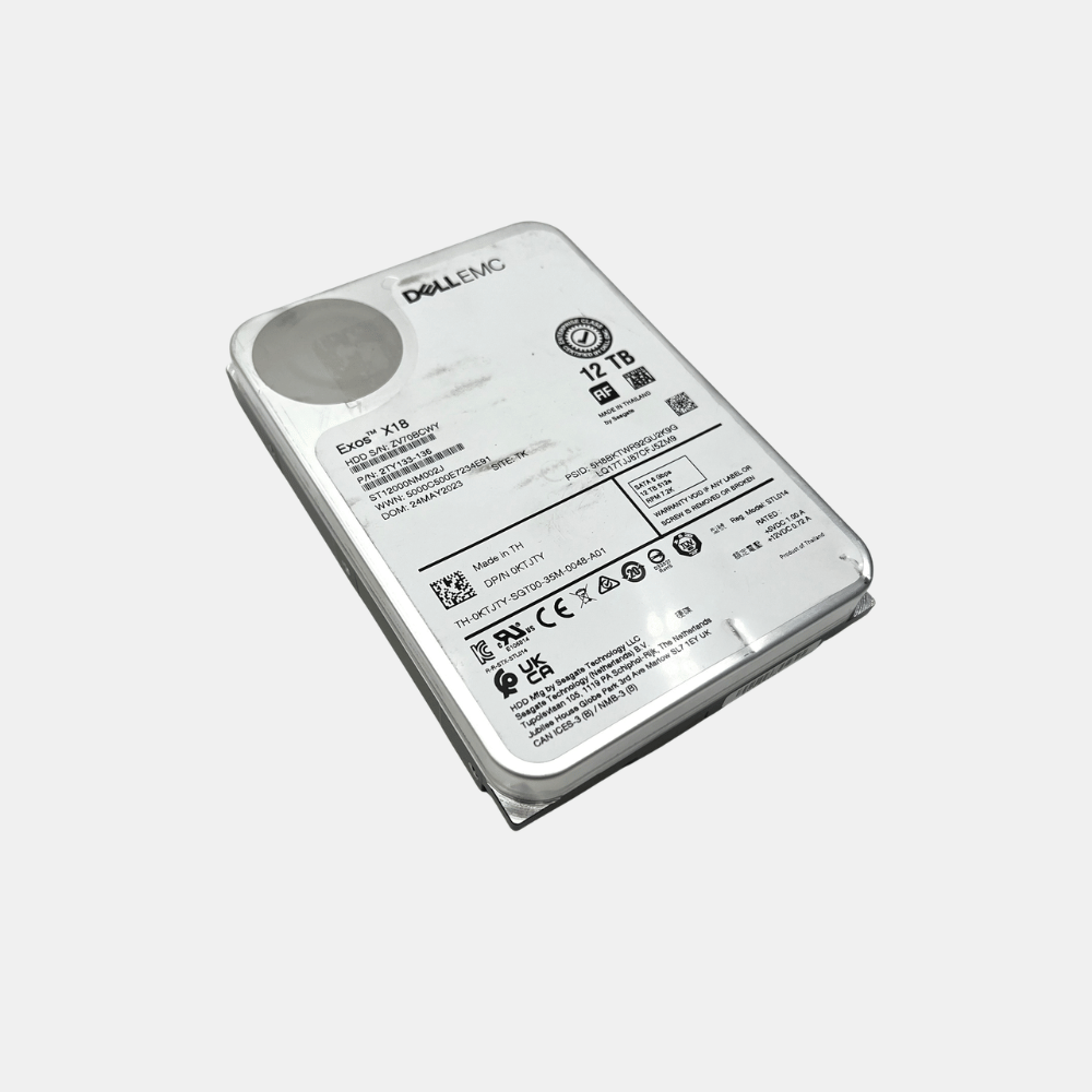 Seagate Dell EMC Exos X18 12TB 3.5" 7.2K SATA HDD ST12000NM002J-2TY133