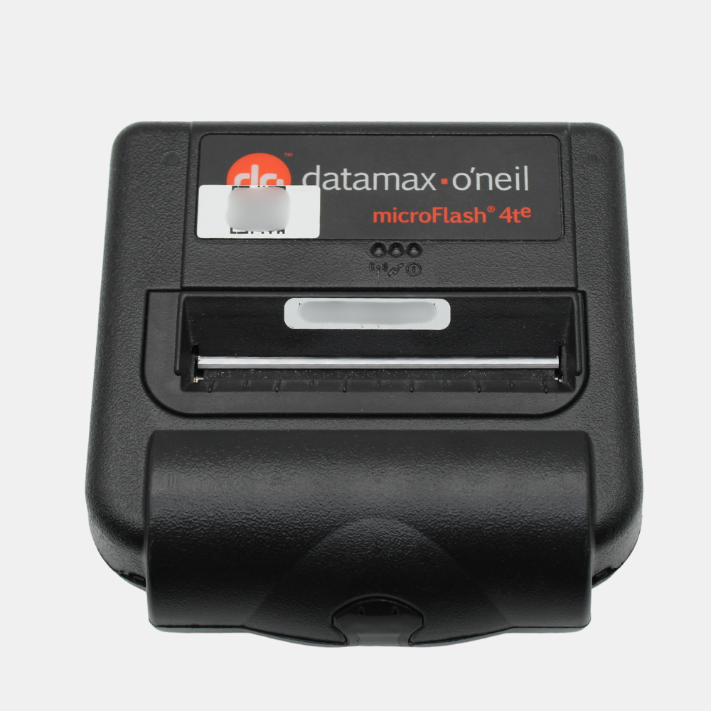 Datamax-O'Neil microFlash 4te Thermal Printer Tested Working w/ Battery ( NO A/C Adapter)