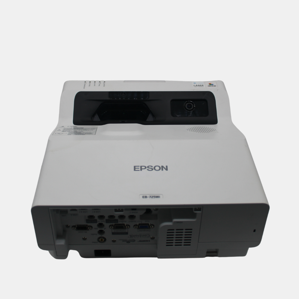 Epson LCD Projector EB-725Wi Model H998A Less than 500 Lamp Hours