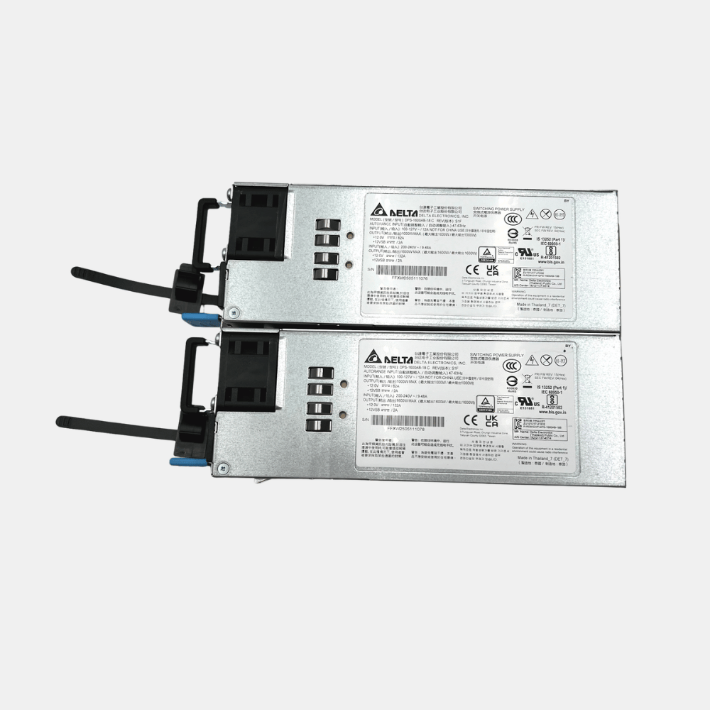 *Lot of 2* Delta Electronics DPS-1600AB-18C 1600W Power Supplies