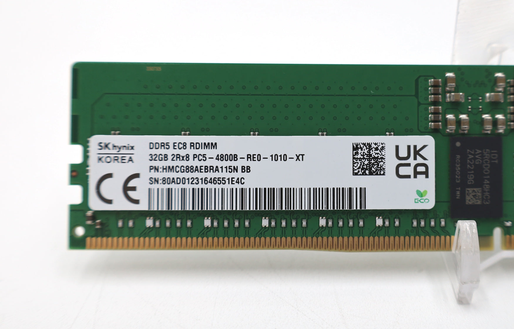 SK Hynix 32GB Server RAM 2Rx8 PC5-4800B (HMCG88AEBRA115N)