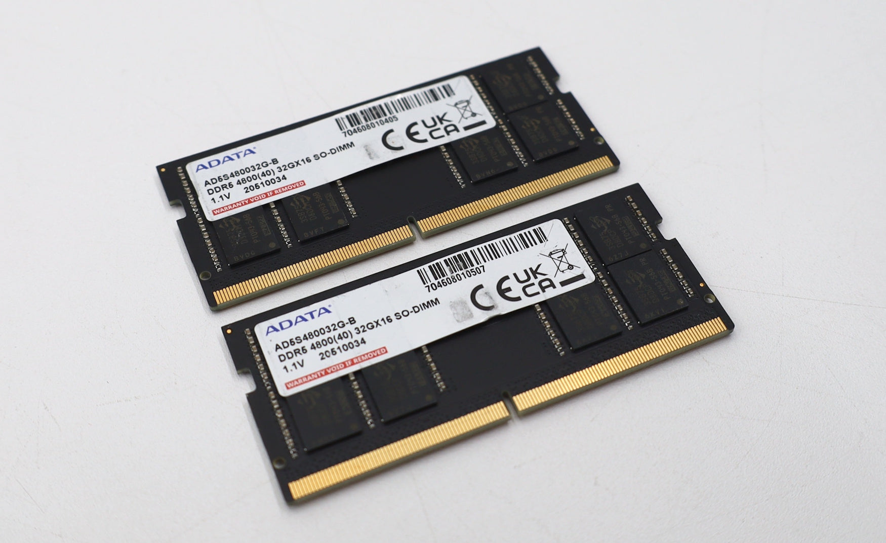 ADATA 64GB (2x32GB) DDR5 PC5-4800B SODIMM RAM Laptop Memory AD5S480032G-B