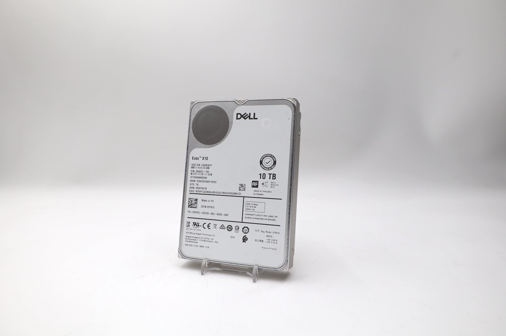 Dell Seagate Exos X10 10TB SAS 3.5" Hard Drive ST10000NM0256