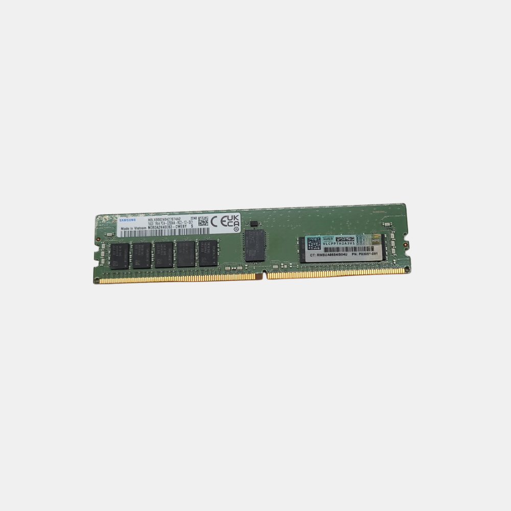 Samsung M393A2K40EB3-CWEBY S 3200AA DDR4 RDIMM ECC Registered 16GB (LOT OF 2)