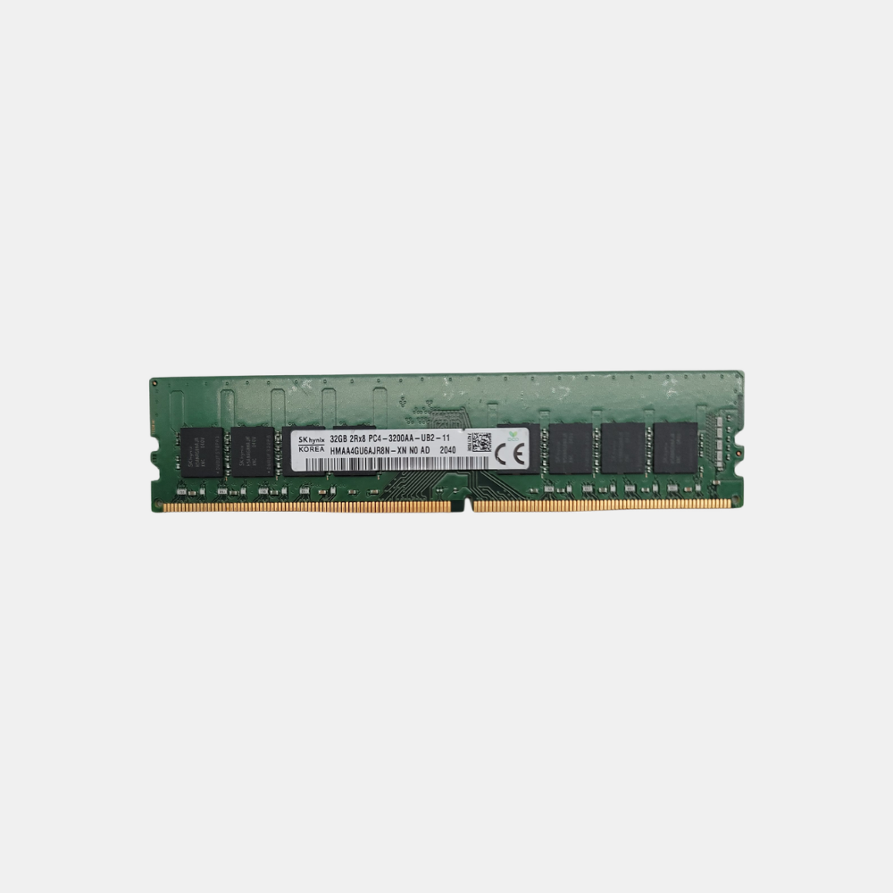 SK Hynix HMAA4GU6AJR8N-XN 32GB 3200AA DDR4 UDIMM Memory