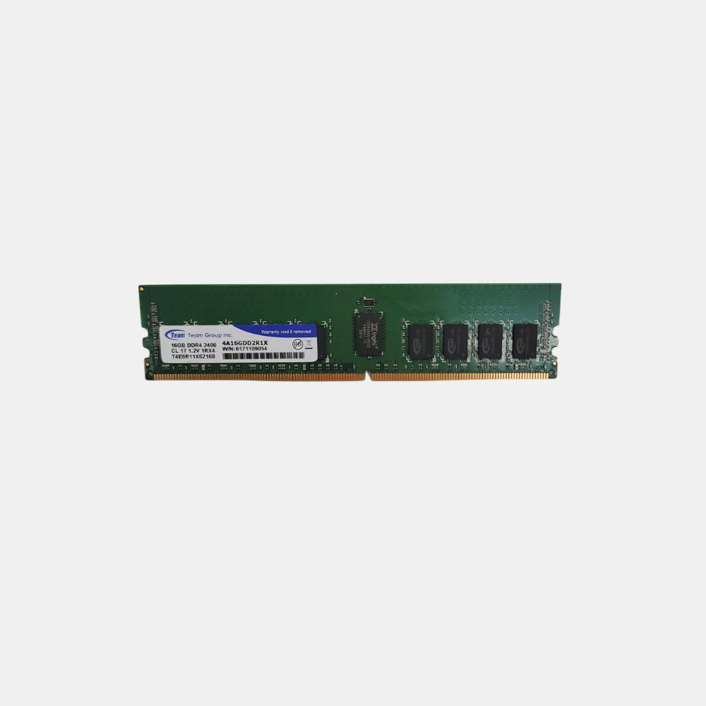 TEAMGROUP T4E6R11X62168 16GB 2400 DDR4 ECC Server Memory (LOT OF 2)