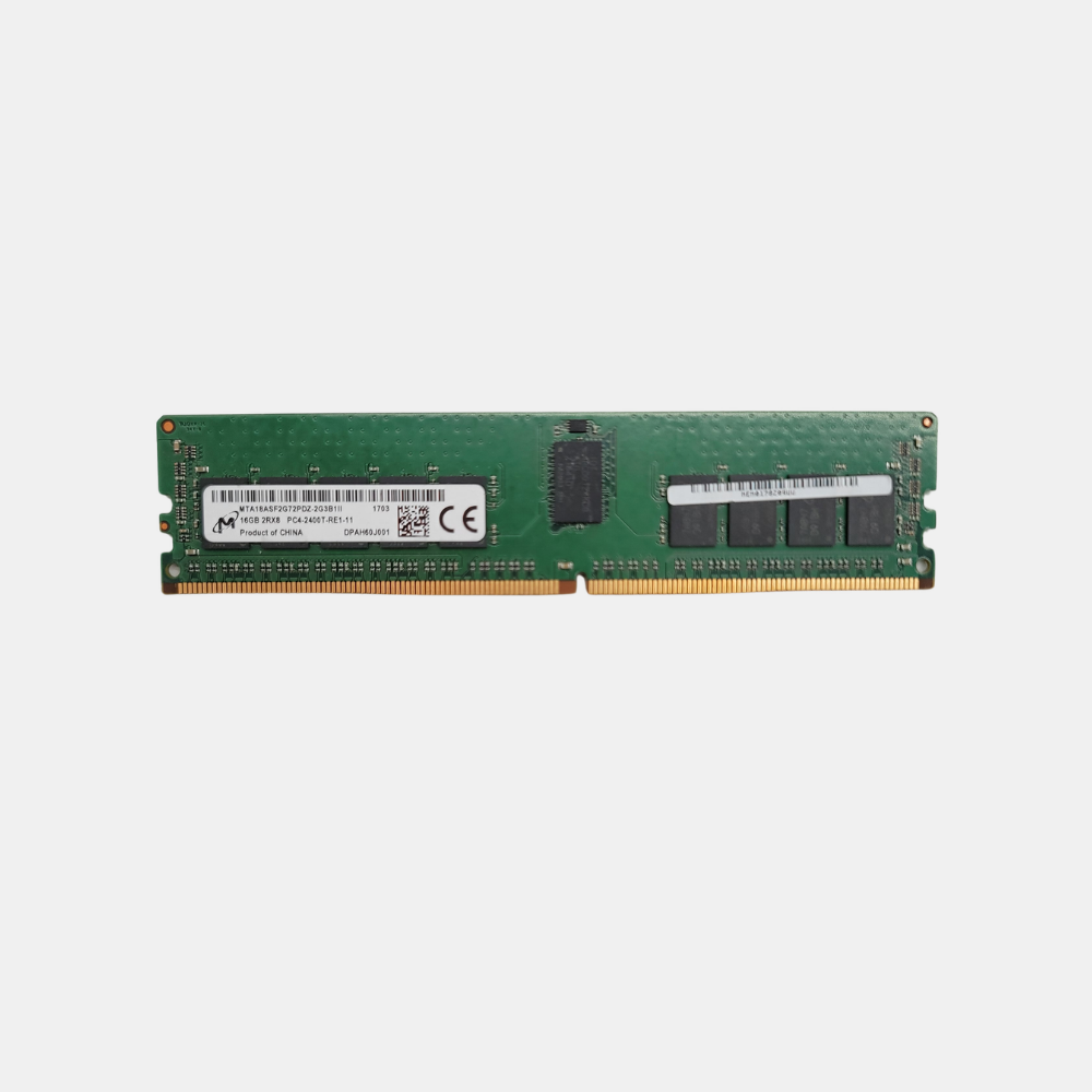 Micron MTA18ASF2G72PDZ-2G3B1II 16GB 2400T DDR4 ECC Server Memory (LOT OF 3)