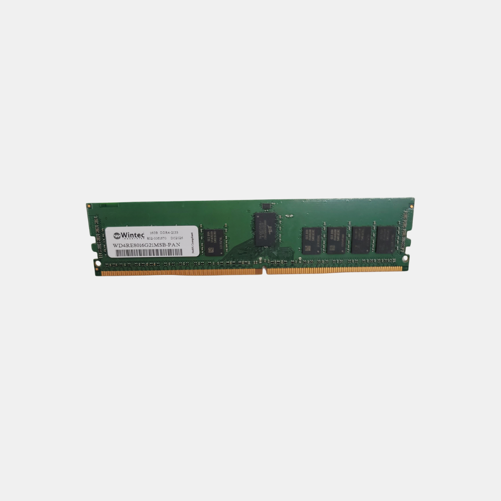 Wintec WD4RE8016G21MSB-PAN 16GB 2133 ECC UDIMM Memory (LOT OF 2)