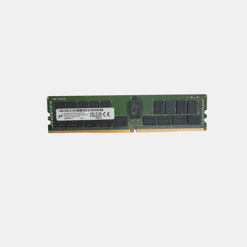 Micron MTA36ASF8G72PZ-3G2F1VL 64GB 3200AA DDR4 ECC Server Memory