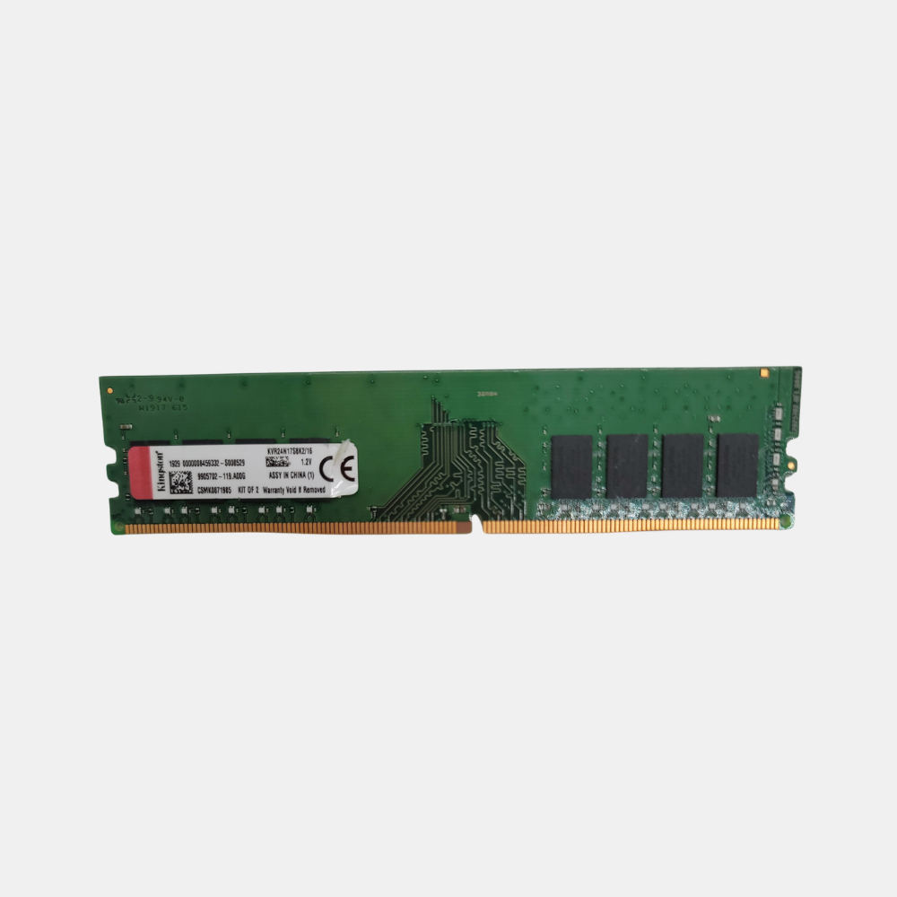 Kingston KVR24N17S8K2/16 16GB 2400 DDR4 UDIMM Memory (LOT OF 2)