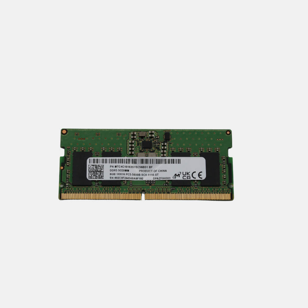 Micron MTC4C10163S1SC56BD1 8GB DDR5 5600B SODIMM (Lot Of 5)