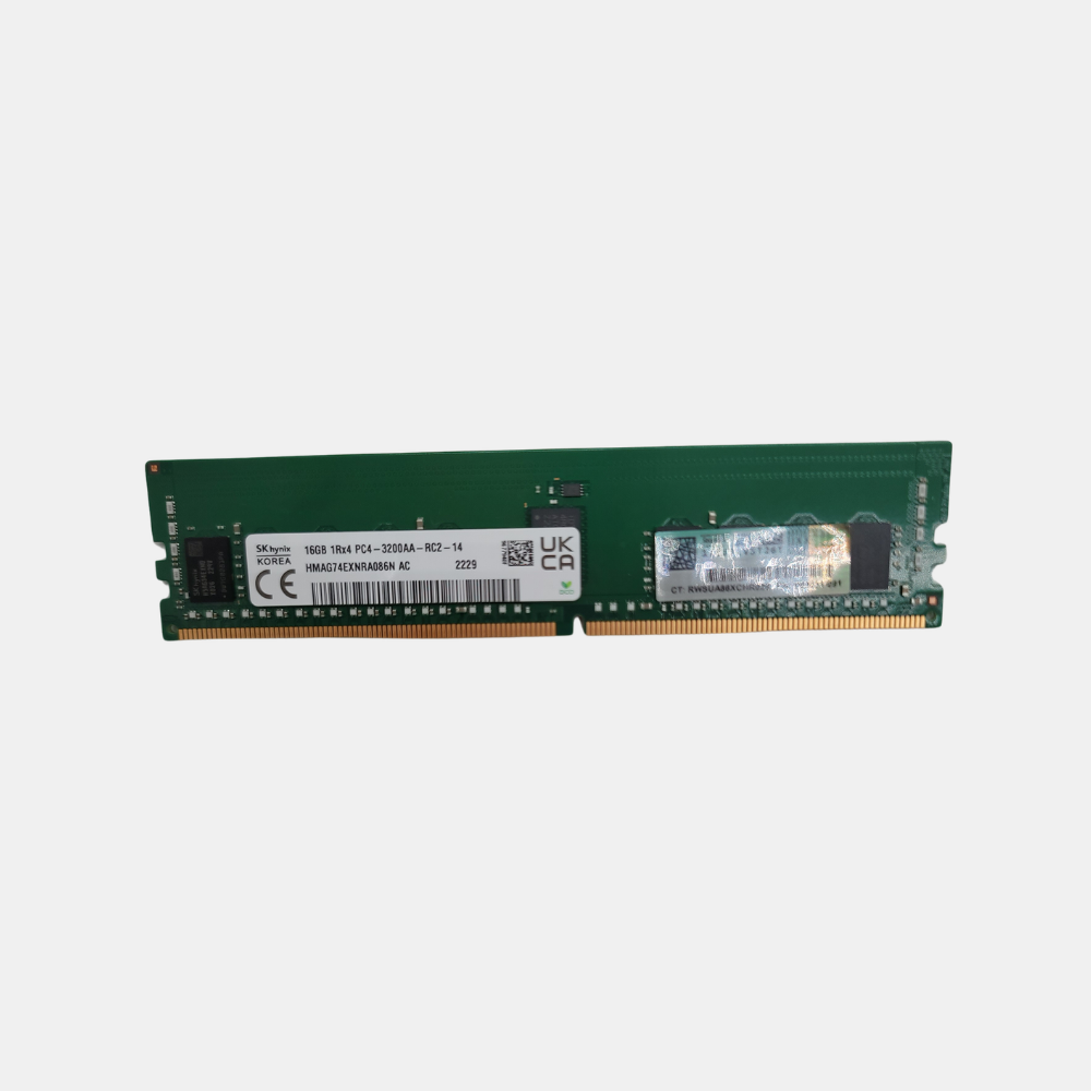 SK Hynix HMAG74EXNRA086N 16GB 3200AA DDR4 ECC Server Memory (LOT OF 2)