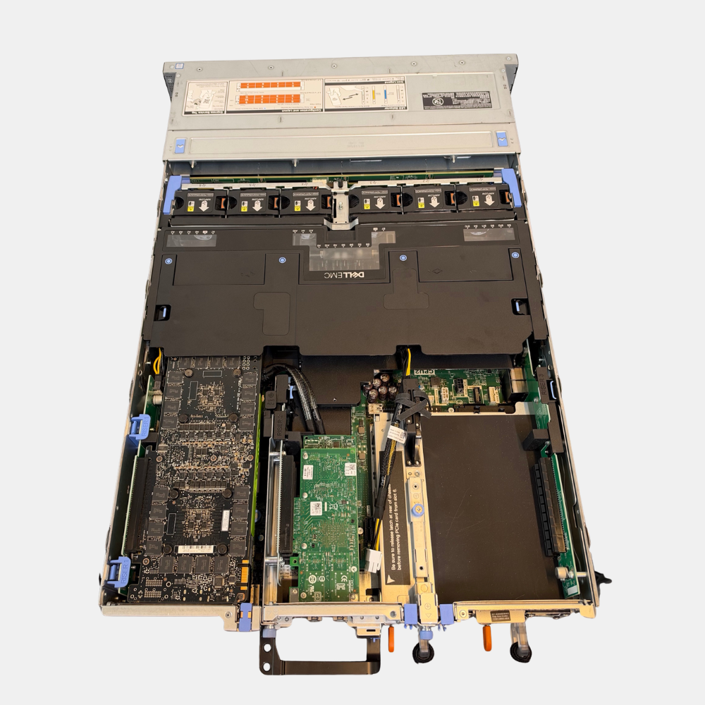 Dell PowerEdge R740 Dual Intel 8168 2.7GHz 2 CPU's 2 1600W PSU's Integrated Graphics