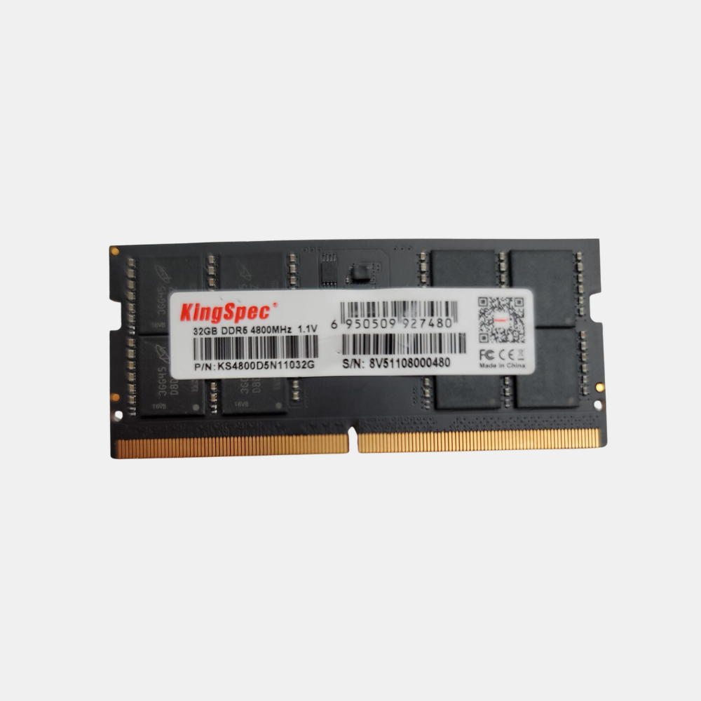 Kingspec KS4800D5N11032G 32GB 4800 DDR5 SODIMM Memory