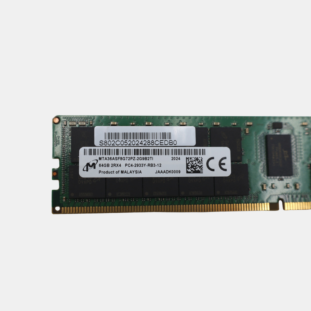 Micron 64GB 2Rx4 PC4-2933 DDR4 ECC Server Memory MTA36ASF8G72PZ-2G9B2