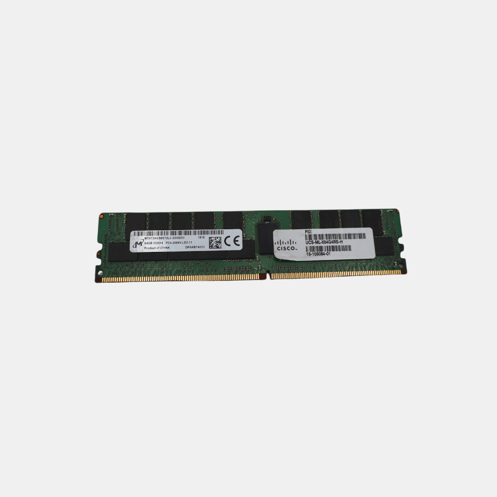 Micron 64GB 4DRX4 PC4-2666V DDR4 MTA72ASS8G72LZ-2G6B2 ECC LRDIMM Server RAM