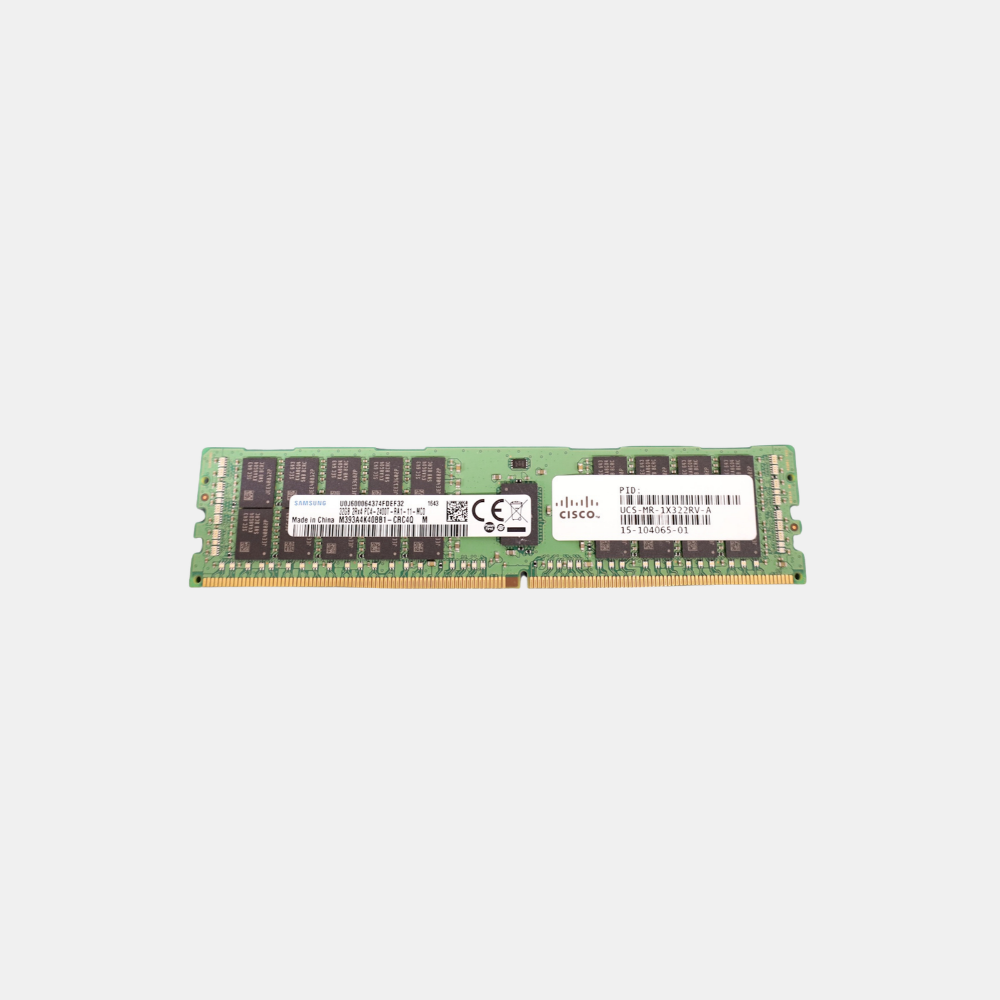 Samsung 32GB 2Rx4 PC4-2400T M393A4K40BB1-CRC DDR4 RDIMM Server Memory