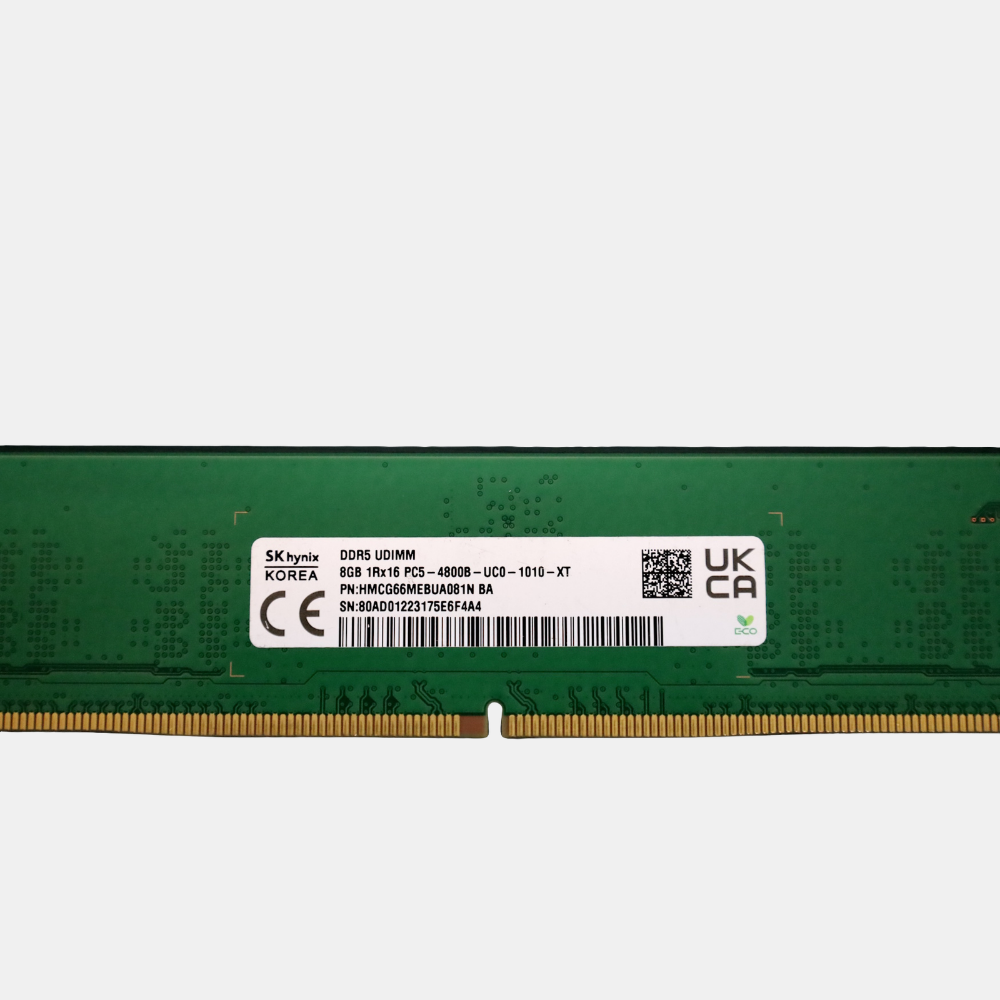 SKhynix 8GB 1Rx16 PC5-4800B HMCG66MEBUA081N DDR5 UDIMM Desktop Memory