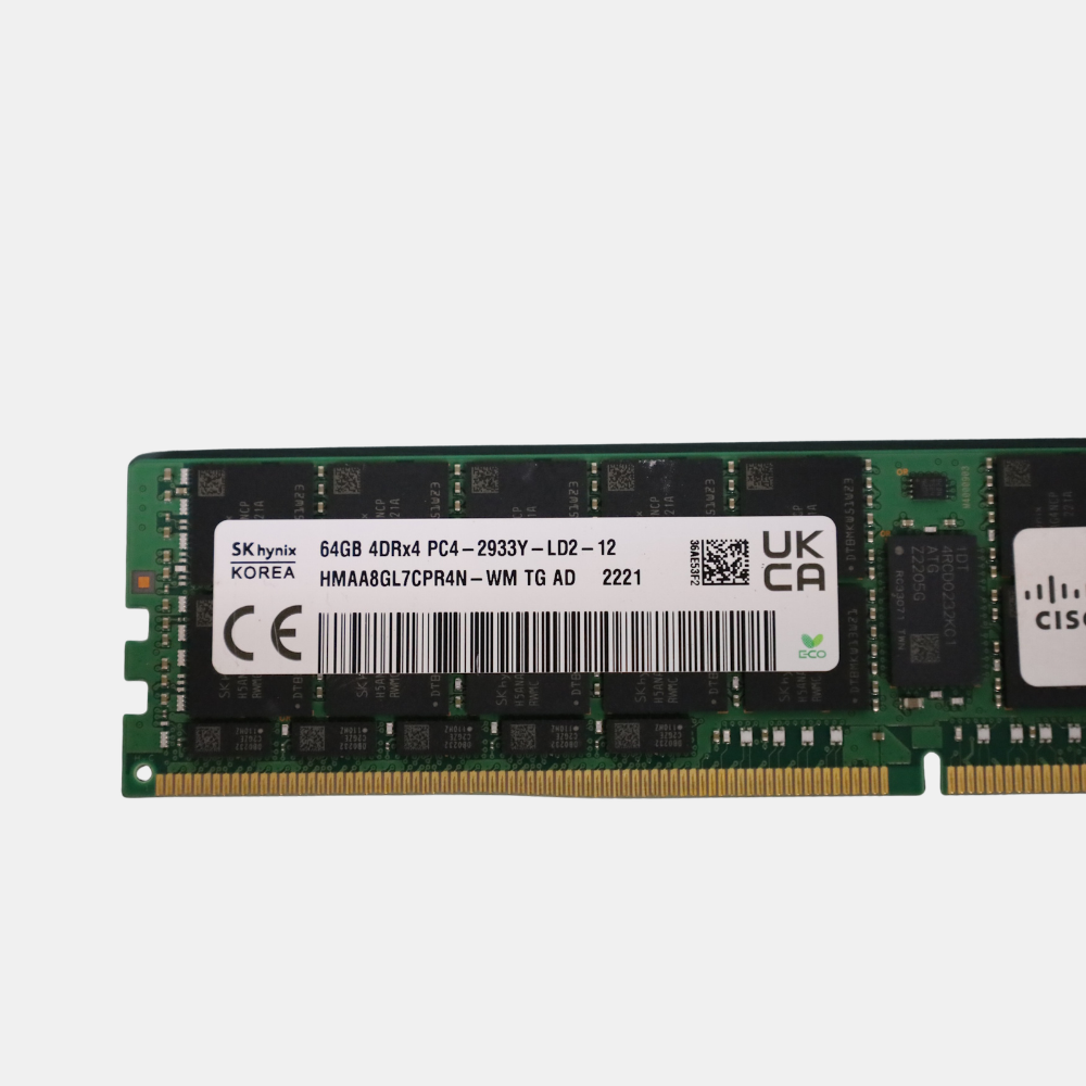 SK Hynix 64GB 4DRx4 PC4-2933Y HMAA8GL7CPR4N-WM DDR4 LRDIMM Server Memory