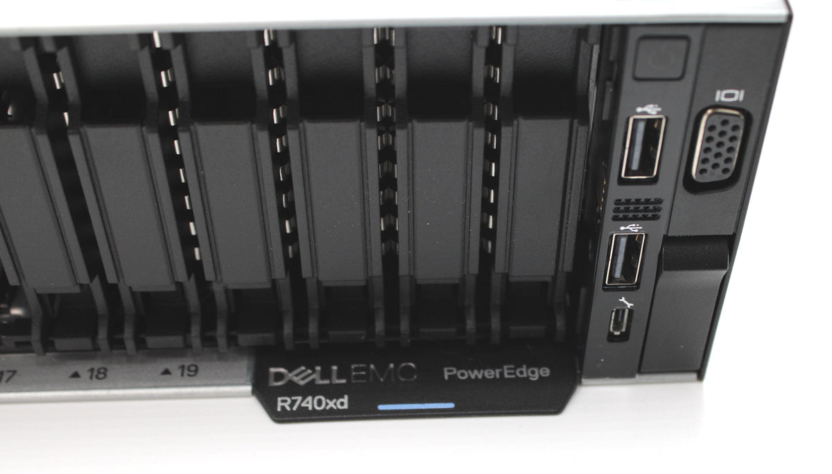 Dell PowerEdge R740xd 24SFF w/ 2x Intel Xeon Gold 6152 & 2x 1100w PSU *NO RAM - NO HDD Caddies*