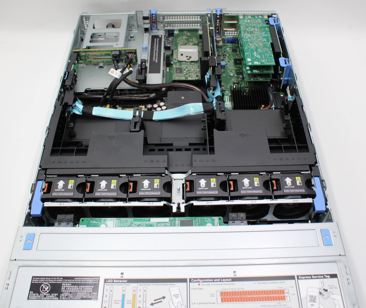 Dell PowerEdge R740xd 24SFF w/ 2x Intel Xeon Gold 6152 & 2x 1100w PSU *NO RAM - NO HDD Caddies*
