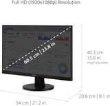 ViewSonic VA2447-MHU 24" 1080p Monitor *New Open Box*