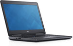 Dell Precision 7510 15" Laptop, Intel i7-6th Gen, 8GB RAM, 1TB HDD, No Webcam, Windows 10 Pro