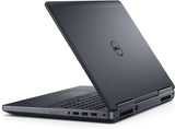 Dell Precision 7510 15" Laptop, Intel i7-6th Gen, 16GB RAM, 1TB HDD, Quadro M2000M GPU, Windows 10 Pro (No Webcam)
