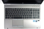 HP EliteBook 8570P 15" Laptop, Intel i5-3rd Gen, 8GB RAM, 256GB SSD, Windows 10 Pro, Scratch & Dent