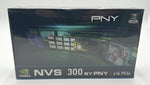 PNY NVIDIA NVS 300, 512MB PCIe x 16, Video Card, New in sealed box