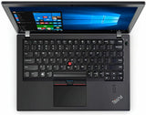 Lenovo ThinkPad X270, Intel i7-7th Gen, 12.5" Screen, 8GB RAM, 256GB SSD, Windows 10 Pro