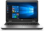 HP ProBook 650 G3, 15" Laptop, Intel i5-7th Gen, FHD, 16GB RAM, 512GB SSD, Windows 10 Pro