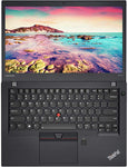 Lenovo ThinkPad T470S, Intel i5-6th Gen, 14" Screen, 8GB RAM, 256GB SSD, Windows 10 Pro