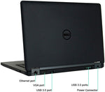 Dell Latitude E5450 14" Laptop, Intel i7-5th Gen, 16GB RAM, 512GB SSD, Windows 10 Pro